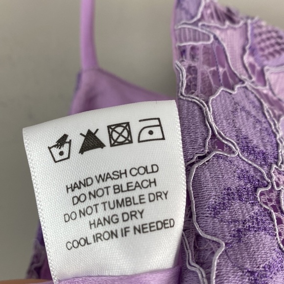 NBD Women Lilac Bria Halter Lace Mini Dress Size XS Lover Era Fairy Purple - Picture 10 of 12